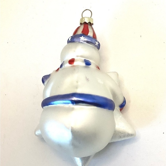 Glass Ornament God Bless America - Picture 2 of 3